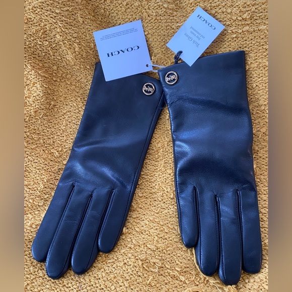 Coach Accessories Coach Leather Gloves Poshmark